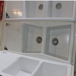 سینک ظرفشویی گرانیتی توکار پارادایز مدل 220PATRICAWHIGHT-S388