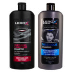 شامپو مو زنانه لروکس مدل Nurturing وزن 550 گرم به همراه شامپو مو مردانه لروکس مدل Icy Menthol وزن 550 گرم2605