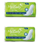 نوار بهداشتی بالدار مای لیدی مدل کلاسیک سایز متوسط بسته 2 عددی2621